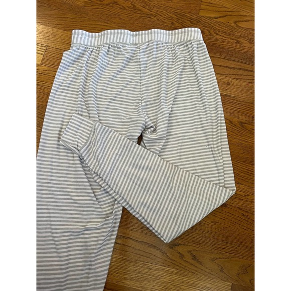 Marilyn Monroe Gray Striped Knit Jogger Pajama Pants Striped Size M PJ - Picture 6 of 7